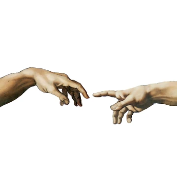 Aperçu de l'œuvre La création d'Adam - Édition blanche de mariellasilvia
