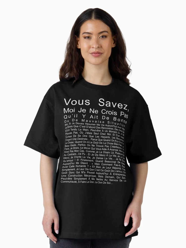 Aperçu 3 sur 7. T-shirt oversize avec l'œuvre Monologue d'Otis créée et vendue par Martinsen.