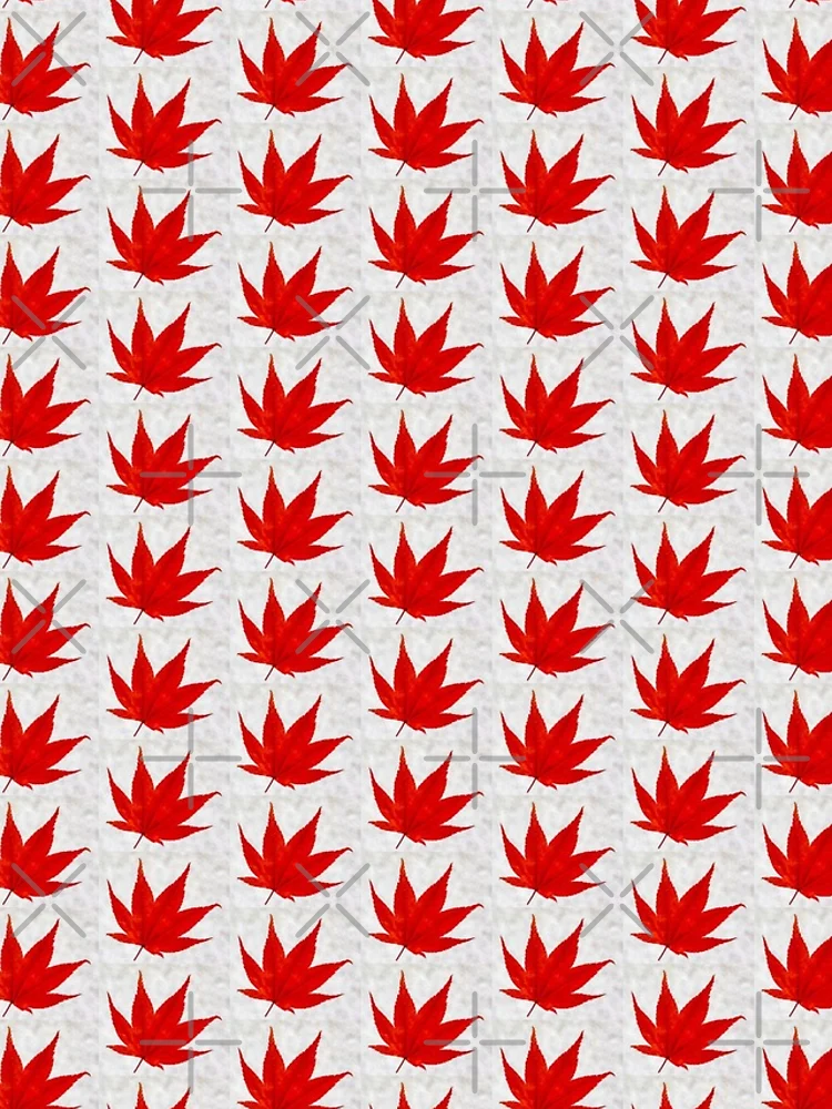 Thumbnail 4 of 4, iPhone Case, Bright Red Maple Leaf - Pattern designed and sold by iCimages.net.