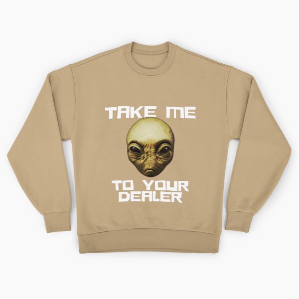 Aperçu de l'œuvre Alien PRENEZ MOI À VOTRE REVENDEUR Iconic WEED tee créée et vendue par VIDDAtees.