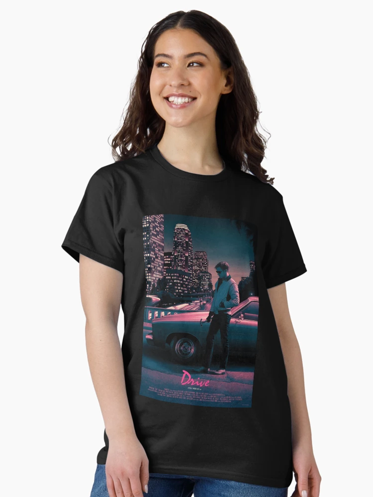 Aperçu 3 sur 7. T-shirt classique avec l'œuvre Affiche du film Drive créée et vendue par orinemaster.