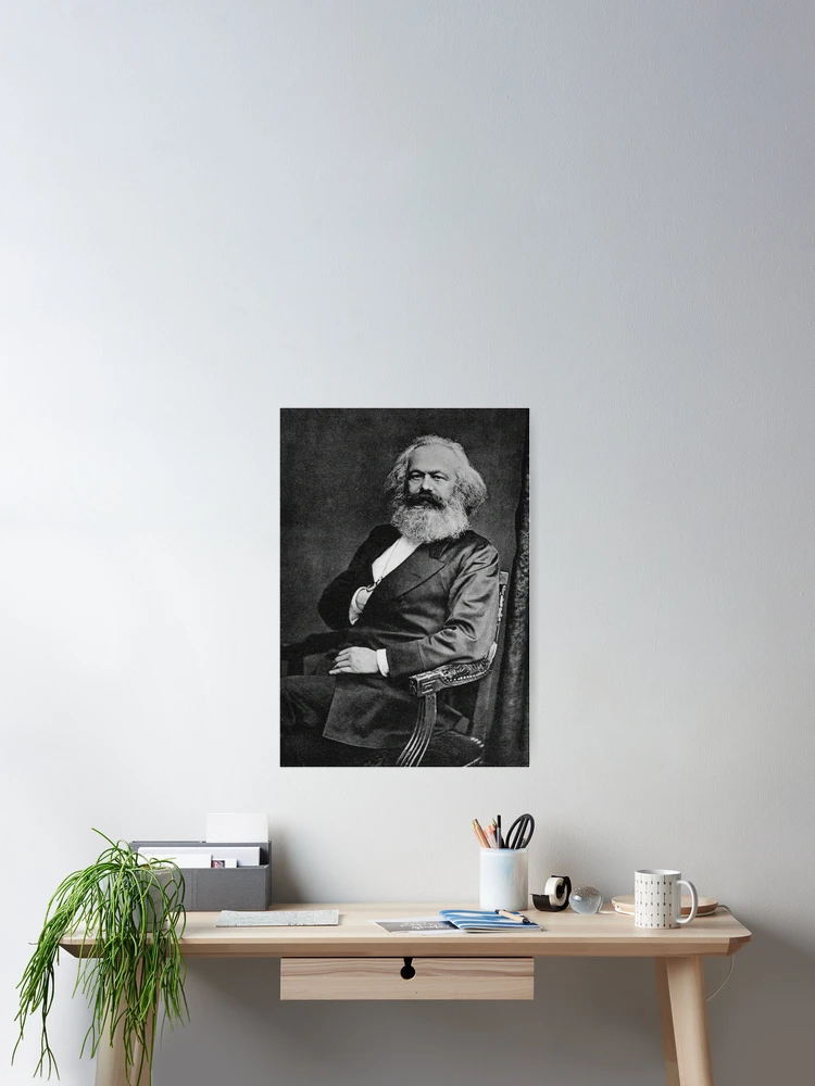 Imagen 2 de 3, Póster con la obra Karl Marx (mejor calidad), diseñada y vendida por GodsAutopsy.