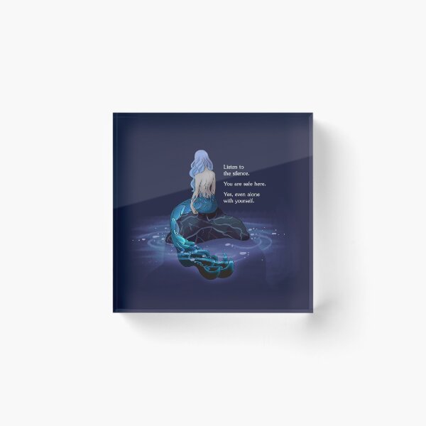 Item preview, "Escucha el silencio" sirena designed and sold by thelatestkate.