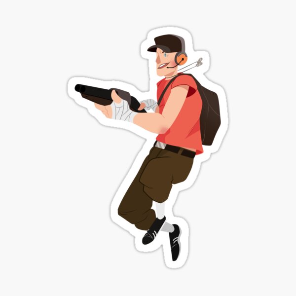 Aperçu de l'œuvre Team Fortress 2 - Scout RED créée et vendue par Schiaparellii.