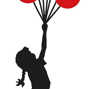 Imagen de la obra Chica Globo Banksy de ThatMerchStore