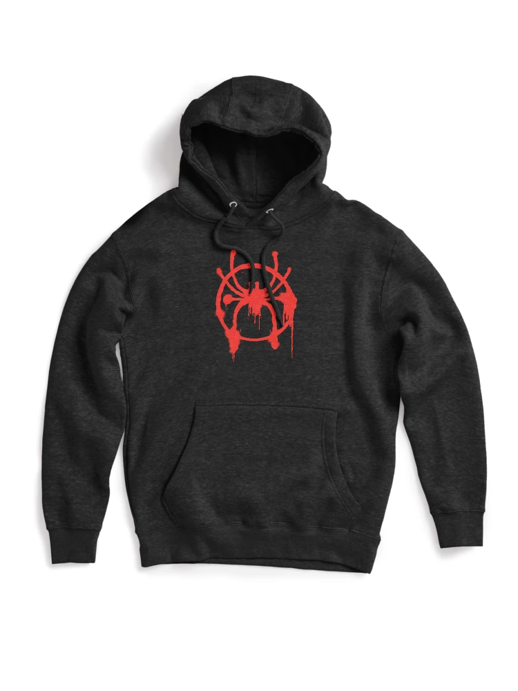 Thumbnail 1 von 6, Hoodie, Miles Morales Spinnenlogo designt und verkauft von Hollow-Horse.