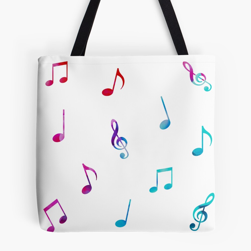 Vista previa del artículo con la obra «Bolsa estampada de tela», diseñado y vendido por Eagerly Elementary Music.
