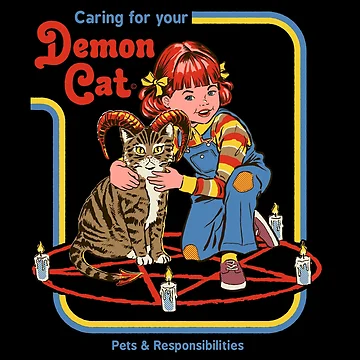 Imagen de la obra pero ese gatito fue engendrado en lo profundo de los fuegos del infierno de Steven Rhodes