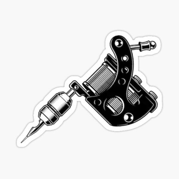 Aperçu de l'œuvre Machine à tatouer créée et vendue par QuotesLZ.