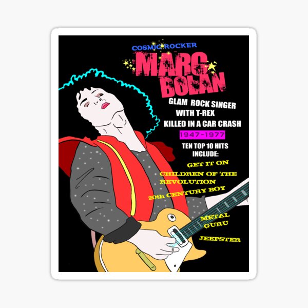 Aperçu de l'œuvre Marc Bolan créée et vendue par lexray66.