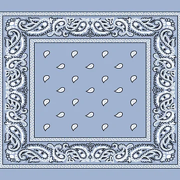 Artwork thumbnail, Bandana Light Blue by MBlack100