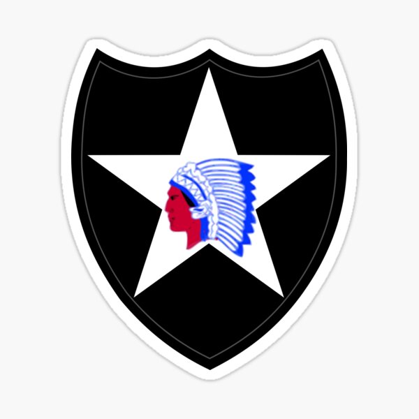 Item preview, 2.ª División de Infantería "Indianhead" (Ejército de los Estados Unidos) designed and sold by wordwidesymbols.