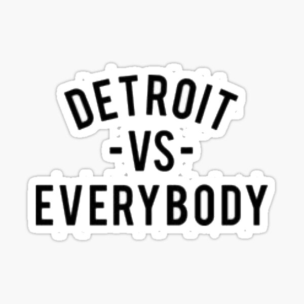 Item preview, Detroit vs. Todos designed and sold by whiskeytracks.