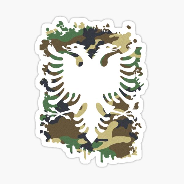 Item preview, kosovo ejército albanés águila bicéfala albania designed and sold by Shqipshirti.