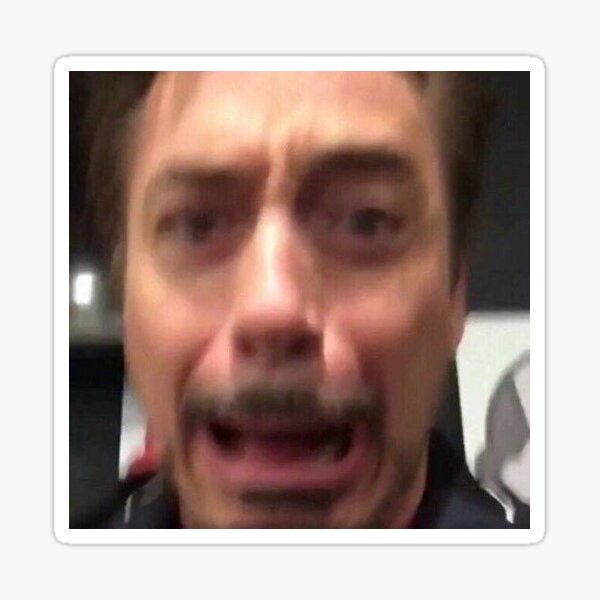 Item preview, Foto de reacción de Robert Downey Jr. designed and sold by makennadecaro.