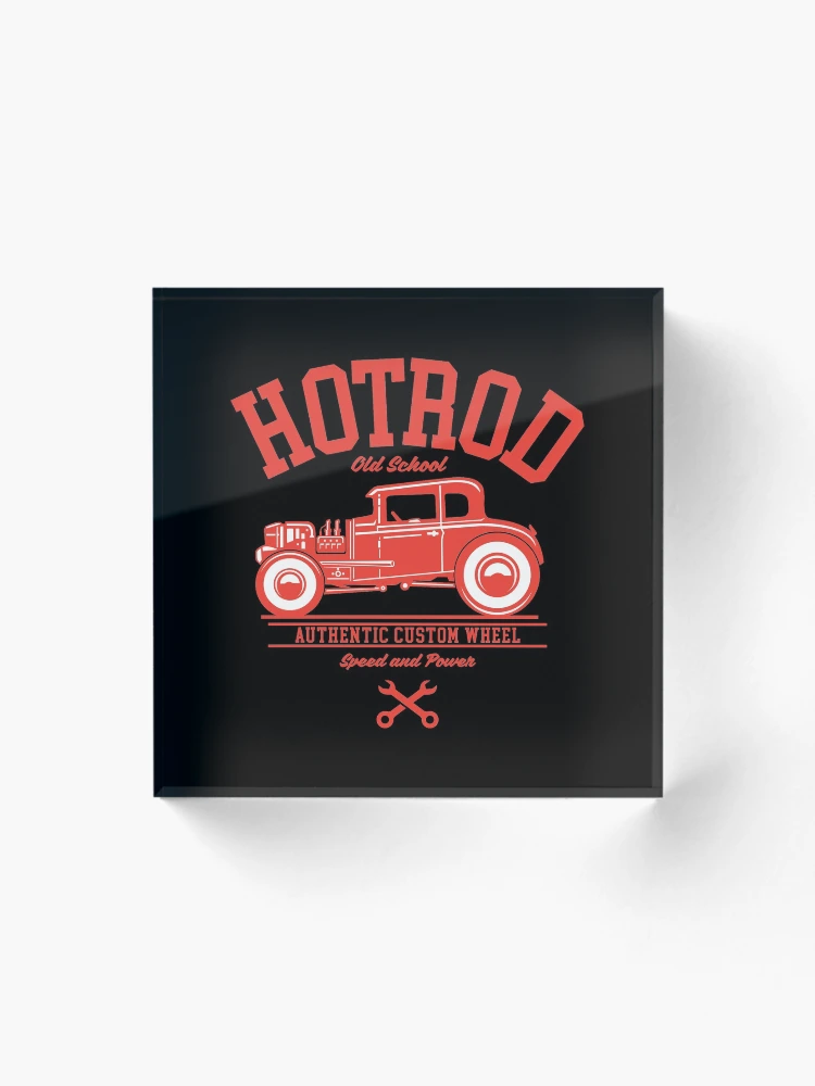 Thumbnail 1 von 5, Acrylblock, Klassisches Hot Rod Auto designt und verkauft von emphatic.