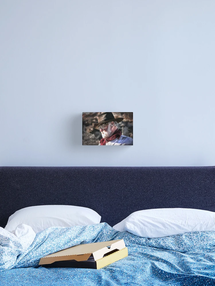 Thumbnail 2 of 3, Canvas Print, The Old Timer designed and sold by Samuel Vega.