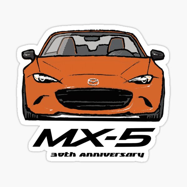 Artikelvorschau, MX5 Miata 30 Jahre Orange entworfen und verkauft von Woreth.