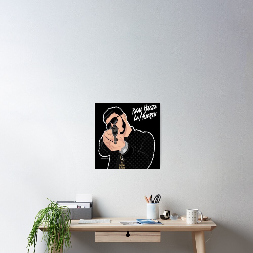 Vista previa del artículo con la obra «Póster», diseñado y vendido por Camiblogger.