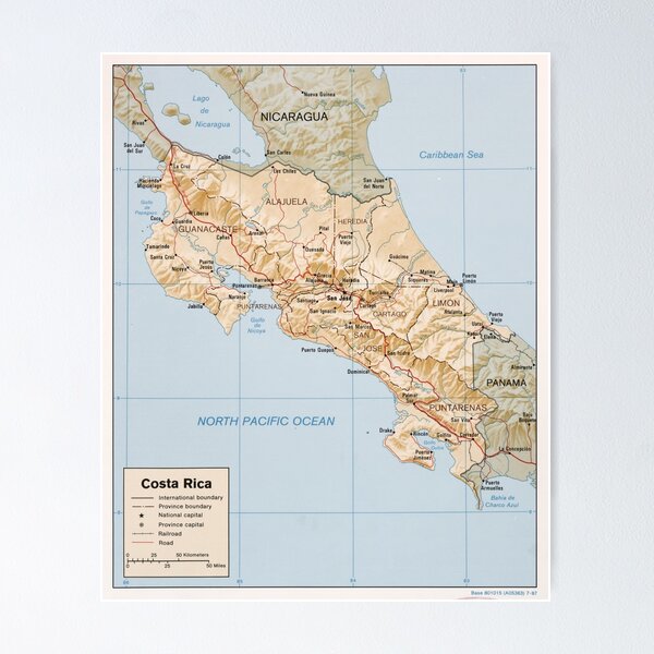 Item preview, Mapa de Costa Rica (1987) designed and sold by BravuraMedia.