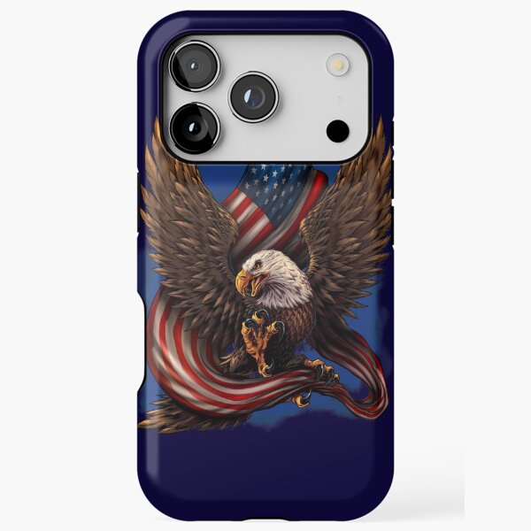 Item preview, American Eagle y bandera designed and sold by Brian Allen.