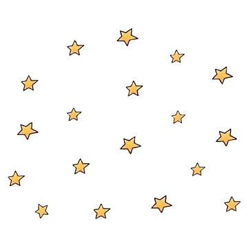 Imagen de la obra estrellas amarillas de carleemarkle