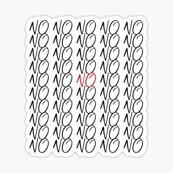 Item preview, Simplemente NO designed and sold by Anna Maisner.