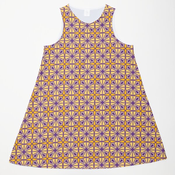 Item preview, Cerámica islámica - Patrón geométrico (púrpura y amarillo) designed and sold by Mario Patterns.