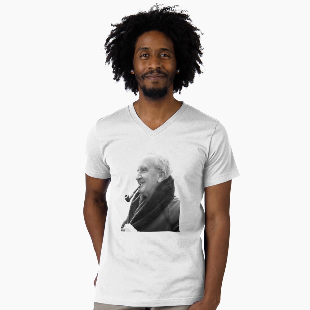 Vista previa del artículo con la obra «Camiseta de cuello en V», diseñado y vendido por Annreck Wallen.