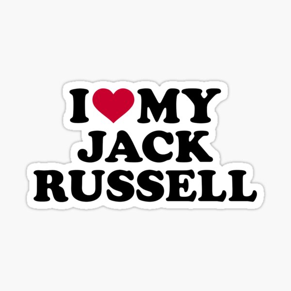 Artikelvorschau, Ich liebe meinen Jack Russell entworfen und verkauft von Designzz.