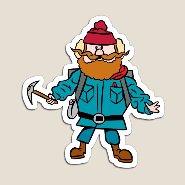 Aperçu de l'œuvre Rudolph le renne au nez rouge Yukon Cornelius créée et vendue par astropop.