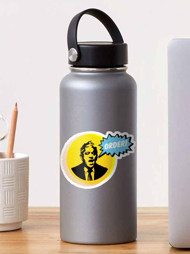 Thumbnail 1 of 3, Sticker, Mr Speaker - Order! Comic Style designed and sold by MartineMeeka.