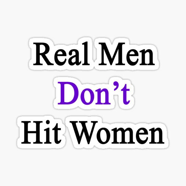 Aperçu de l'œuvre Les vrais hommes ne frappent pas les femmes créée et vendue par supernova23.