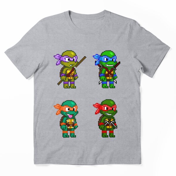 Item preview, Teenage Mutant Ninja Turtles Pixels designed and sold by pixelcadia.