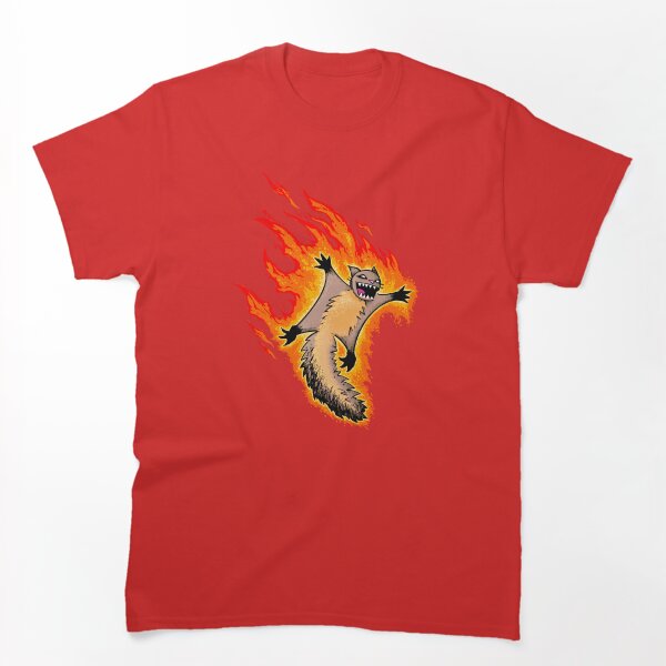 Aperçu de l'œuvre Fiery Squirrel Attack créée et vendue par Fiery Squirrel Art.
