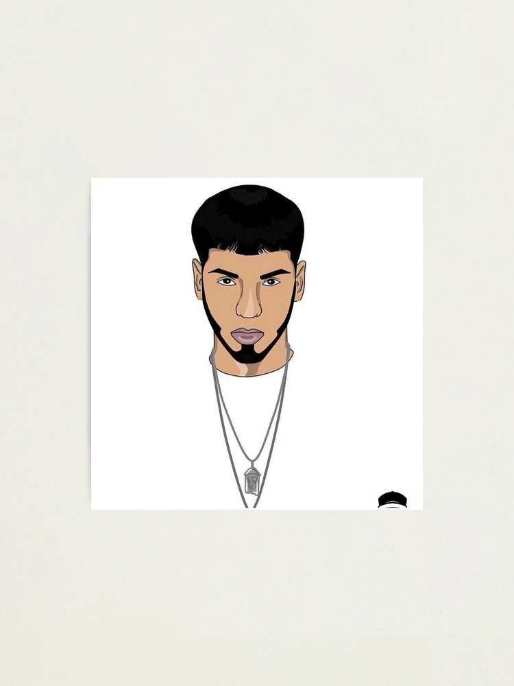 Imagen 1 de 3, Lámina fotográfica con la obra Anuel AA trap, diseñada y vendida por Camiblogger.