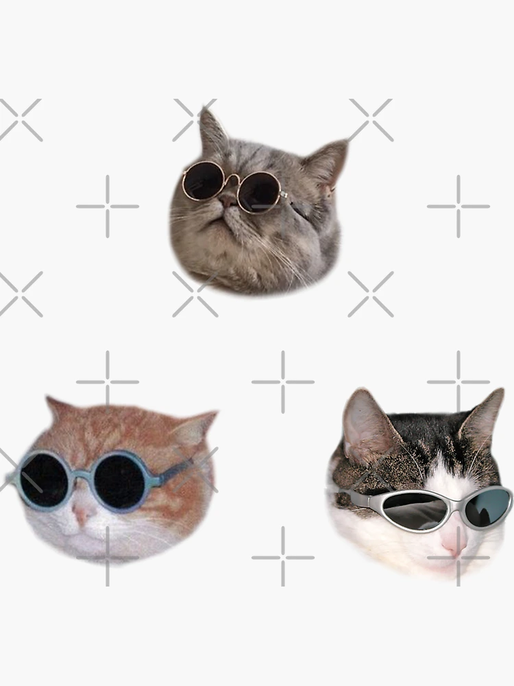 Thumbnail 3 von 3, Sticker, Coole Kätzchen Sticker-Pack designt und verkauft von Elisecv.