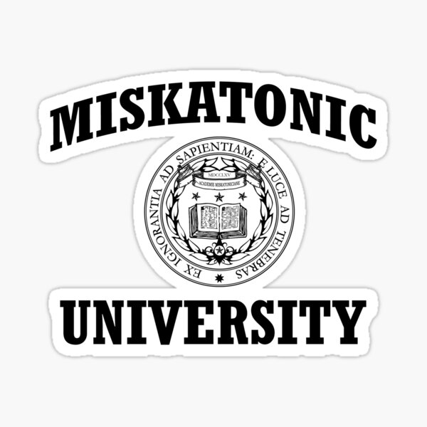Artikelvorschau, Miskatonic University entworfen und verkauft von Mel Preston.