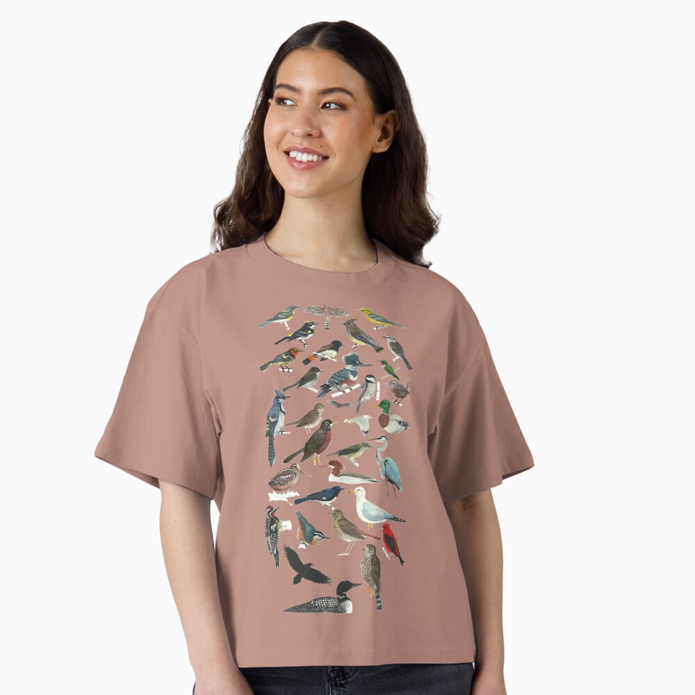 Vista previa del artículo con la obra «Camiseta holgada boxy», diseñado y vendido por Wildlife Art by Holly.