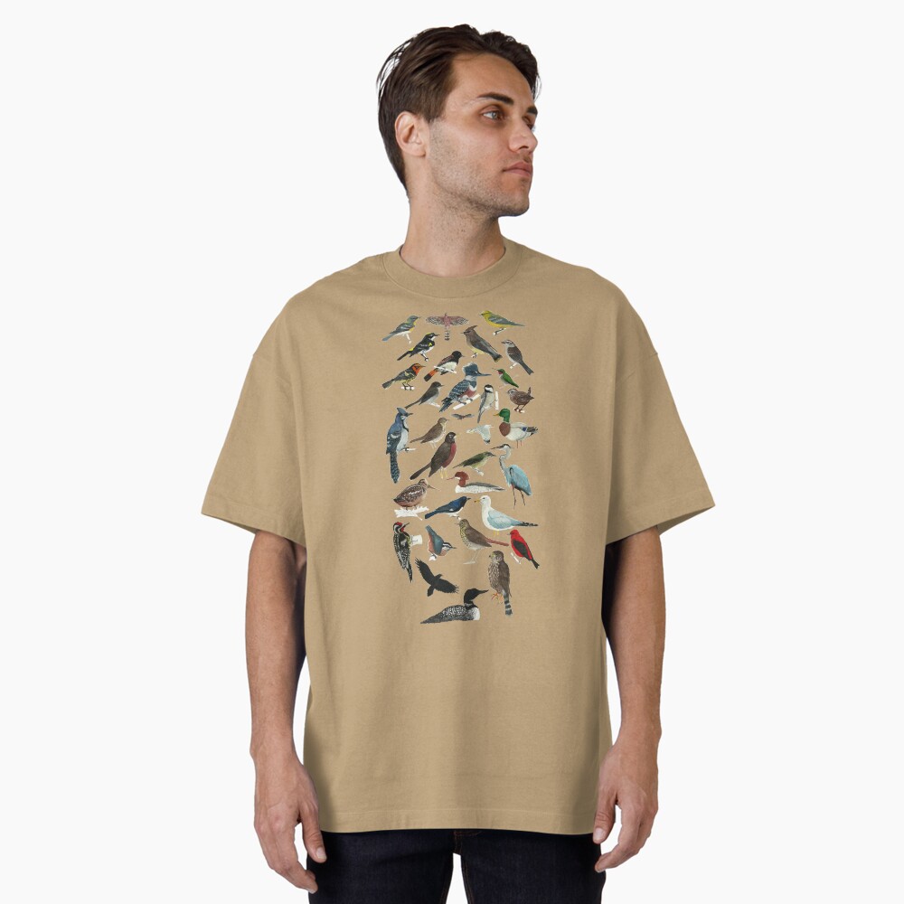 Vista previa del artículo con la obra «Camiseta oversize», diseñado y vendido por Wildlife Art by Holly.