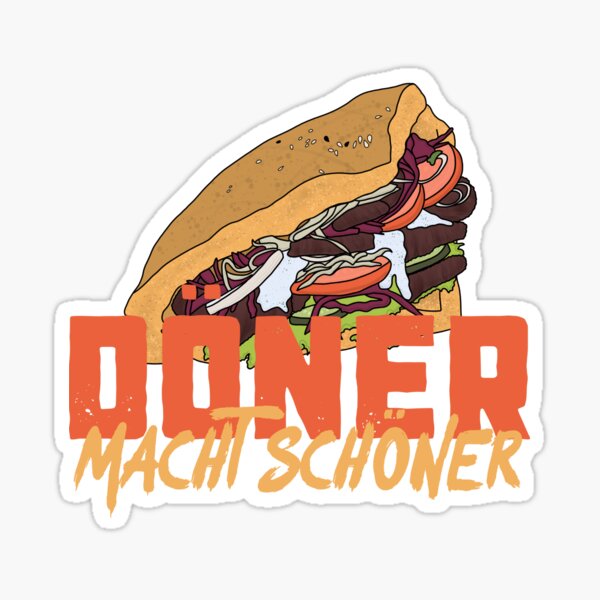 Aperçu de l'œuvre Döner vous rend plus belle créée et vendue par Zuckergusche.