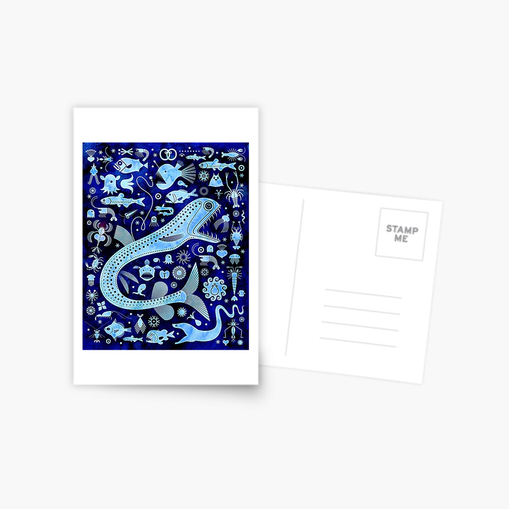Vista previa del artículo con la obra «Postal», diseñado y vendido por Scott Partridge.