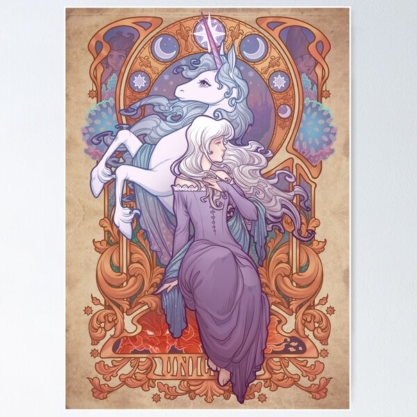 Aperçu de l'œuvre Dame Amalthée - La dernière licorne créée et vendue par medusadollmaker.