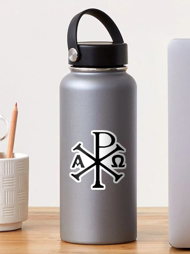 Thumbnail 1 von 3, Sticker, Chi Rho Alpha Omega designt und verkauft von kirkandanali.