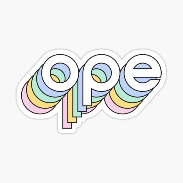 Aperçu de l'œuvre Arc-en-ciel pastel Ope créée et vendue par ope-store.