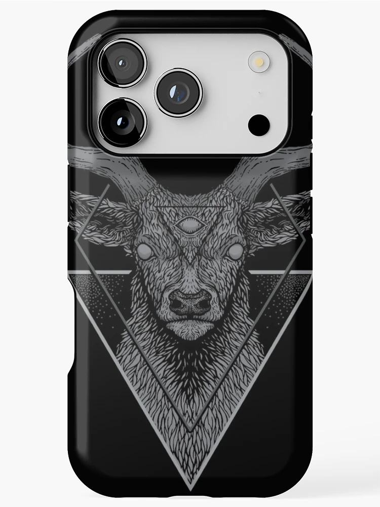 Imagen 1 de 4, Funda de iPhone con la obra Ciervo oscuro, diseñada y vendida por deniart.