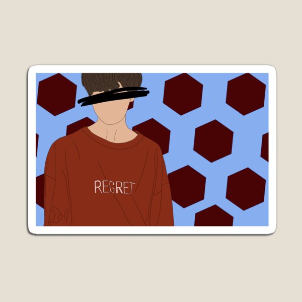 Aperçu de l'œuvre Park Jimin (BTS) Regret Art créée et vendue par hyyhk.