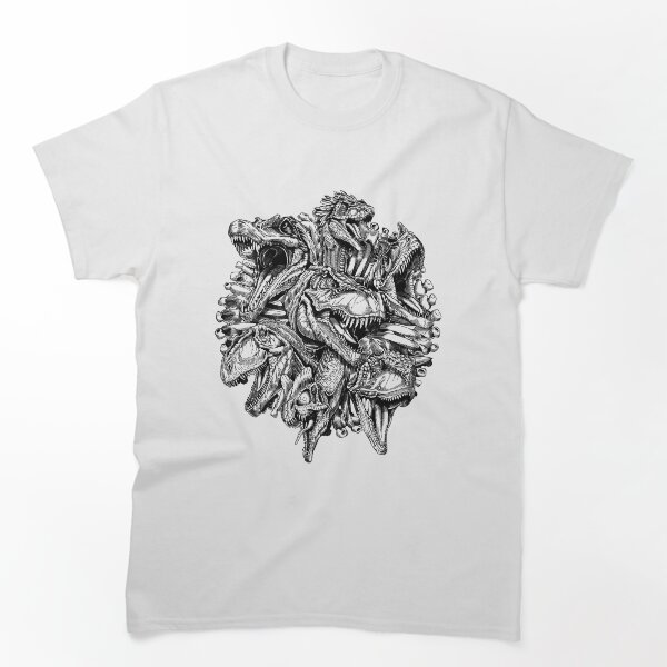Aperçu de l'œuvre Carnivores (N/B) créée et vendue par Marsh Merch.