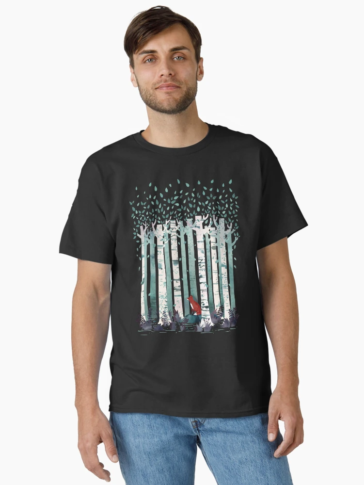 Imagen 2 de 7, Camiseta clásica con la obra Los abedules, diseñada y vendida por littleclyde.