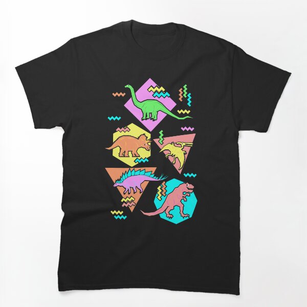 Aperçu de l'œuvre Motif Dinosaures des années 90 créée et vendue par chobopop.